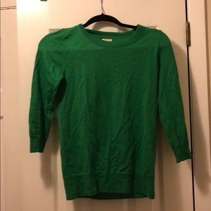 Jcrew size xs 3/4 sleeve sweater